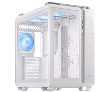 ASUS case TUF GAMING GT502 PLUS, Mid Tower, průhledná bočnice, 4x 120mm ARGB Fan, bílá