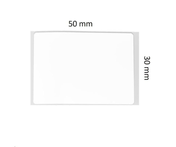 Niimbot štítky R 50x30mm 230ks White pro B21, B21S, B3S, B1