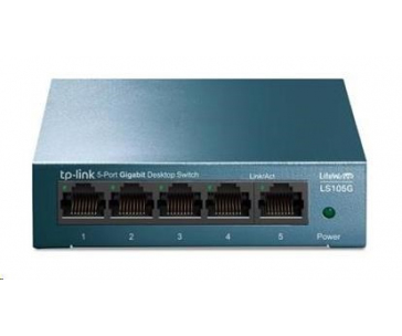 TP-Link LiteWave switch LS105G (5xGbE, fanless)