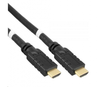 PREMIUMCORD Kabel HDMI High Speed with Ether.4K@60Hz, se zesilovačem, 7m, 3x stínění, M/M, zlacené kon.