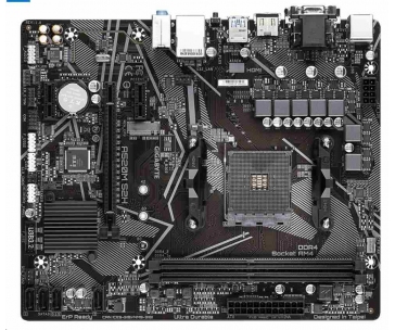 GIGABYTE MB Sc AM4 A520M S2H, AMD A520, 2xDDR4, 1xHDMI, 1xDVI, 1xVGA, mATX