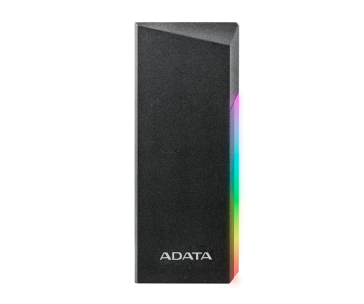 ADATA Externí box pro M.2 EC700G, USB-C 3.2 Gen 2, M.2 2230 / 2242 / 2280, RGB, černá