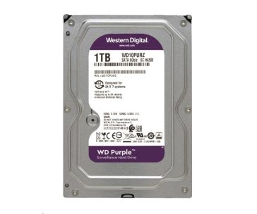 WD PURPLE WD11PURZ 1TB, SATA III 3.5", 64MB 5400RPM, 110MB/s, Low Noise, CMR