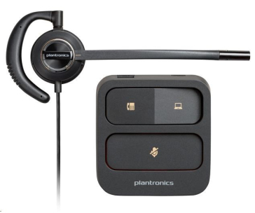 Poly EncorePro 530D with Quick Disconnect Discreet Digital Headset TAA