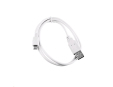 C-TECH kabel USB 2.0 AM/Micro, 2m, bílý