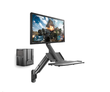 Nástěnný 3D polohovací držák monitoru a Pc Fiber Mounts M8C38