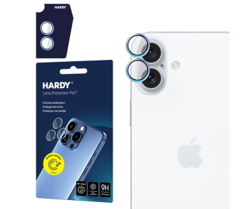 3mk Hardy Lens Protection Pro pro iPhone 16/16 Plus Rainbow