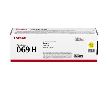 Canon TONER CRG 069Y H žlutý pro LBP673Cdw, MF752Cdw a MF754Cdw (5 500 str.)