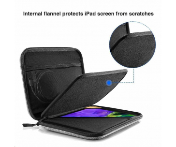 tomtoc Smart Briefcase – 10,9'' iPad Air / 11'' iPad Pro, šedá