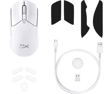 HyperX Pulsefire Haste 2 Mini Wireless White Gaming Mouse - Myš