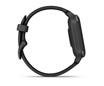 Garmin Venu Sq 2 Music, Slate / Black silicone band