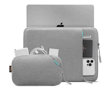 tomtoc Sleeve Kit - 14" MacBook Pro, šedá