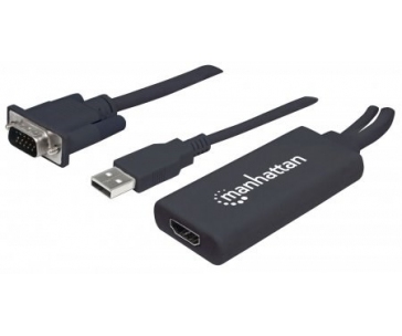 MANHATTAN Převodník z VGA a USB na HDMI