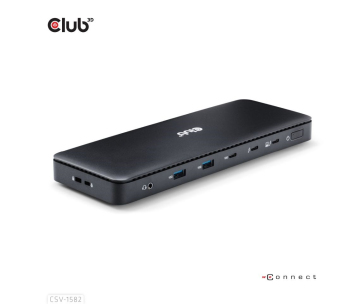 Club3D Dokovací stanice Thunderbolt 4 (Certified), 12v1