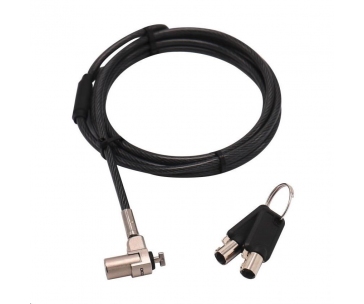 DICOTA Security Cable T-Lock Ultra Slim V2, masterkeyed, 3x7mm slot