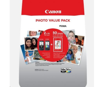 Canon CARTRIDGE CRG PG-560XL/CL-561XL PHOTO VALUE pro PIXMA TS535x,745x (360 str.)