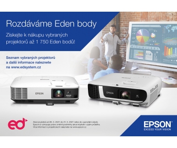 EPSON projektor EB-E20, 1024x768, 3400ANSI, 15000:1, RS-232C, VGA, HDMI, USB 3-in-1, 3 ROKY ZÁRUKA