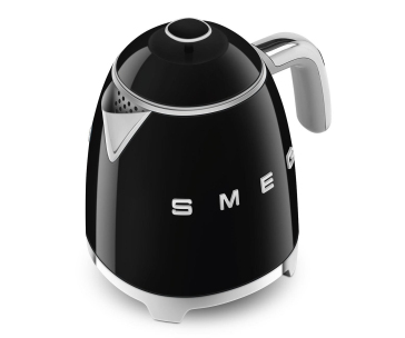 Smeg KLF05BLEU mini rychlovarná konvice, 0,8 l / 3 šálky, 1400 W, styl 50. let, černá