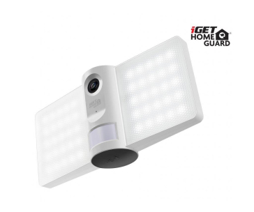 iGET HOMEGUARD HGFLC890 - Wi-Fi venkovní IP FullHD kamera s LED osvětlením, bílá