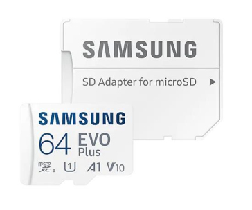 Samsung micro SDXC karta 64GB EVO Plus + SD adaptér