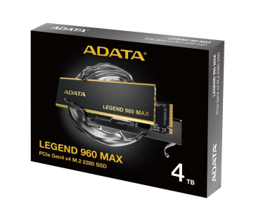 ADATA SSD 4TB LEGEND 960 MAX, PCIe Gen4 x4, M.2 2280, (R:7400/ W:6800MB/s)