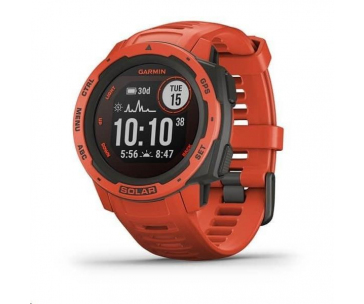 Garmin GPS sportovní hodinky Instinct Solar Red Optic