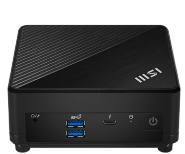 MSI PC Cubi 5 12M-261BEU - Intel Core i5-1235U, 2x SODIMM DDR4, 1x 2.5" + 1x M.2, WI-FI + BT, USB, VESA, bez OS, černá