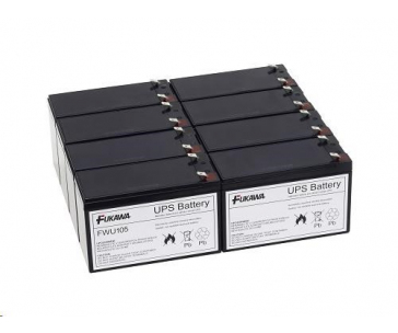 Baterie - FUKAWA FWU-105 sada baterií za APCRBC105 (12V/7Ah, 8ks)