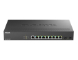 D-Link DMS-1250-10SP/E, 8x 2.5G BASE-T PoE, 2x 10G SFP+, 240W Smart Managed Switch