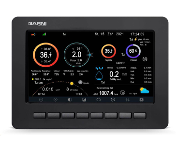 BAZAR - GARNI 3055 Arcus  - Wi-Fi meteorologická stanice - Po opravě (Komplet)