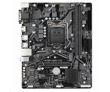 BAZAR - GIGABYTE MB Sc LGA1200 H410M S2H V2, Intel H470, 2xDDR4, 1xHDMI, 1xDVI, VGA, mATX- po opravě (bez přísl.)