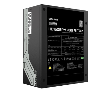 GIGABYTE zdroj UD1600PM PG5 AI TOP, 1600W, 80+ Platinum, 140mm fan