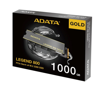 ADATA SSD 1TB LEGEND 800 GOLD, PCIe Gen4 x4, M.2 2280, (R:3500/ W:2200MB/s)