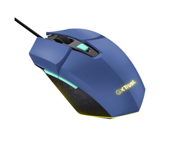 TRUST myš GXT 109B FELOX Gaming Mouse, optická, USB, modrá