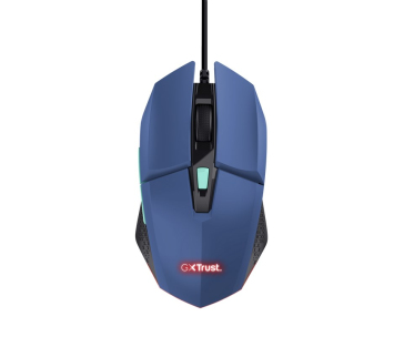 TRUST myš GXT 109B FELOX Gaming Mouse, optická, USB, modrá