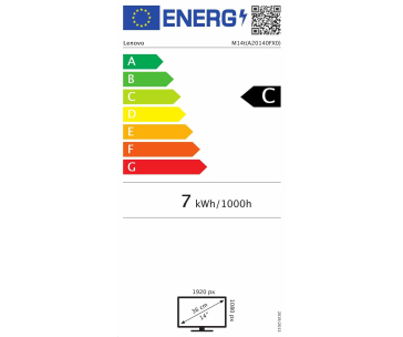 LENOVO LCD M14t G2- 14",dotykový,IPS,matný,16:10,2240x1400,178/178,300cd/m2,1500:1,USB-C