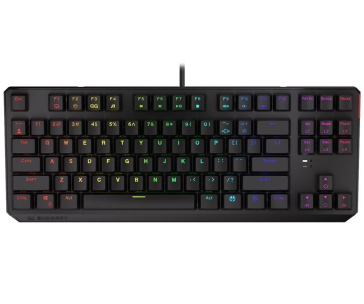 Endorfy herní klávesnice Thock TKL Khail  RD RGB /USB/ red sw. / drátová / mechanická / US layout / černá RGB