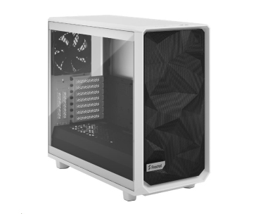 FRACTAL DESIGN skříň Meshify 2 White TG Clear Tint, USB 3.1 Type-C, 2x USB 3.0, bez zdroje, E-ATX