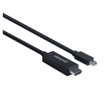 MANHATTAN Kabel Mini DisplayPort na HDMI (4K@60Hz), 1.8m, černý