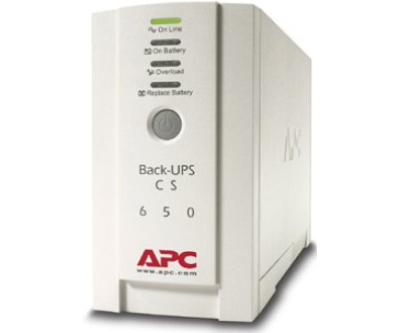 APC -poškozený obal a UPS škrábanec- Back-UPS CS 650 USB/Serial 230V (400W) - poškozený obal