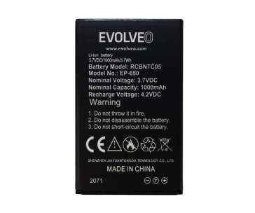 EVOLVEO originální baterie 1000 mAh pro EasyPhone XG