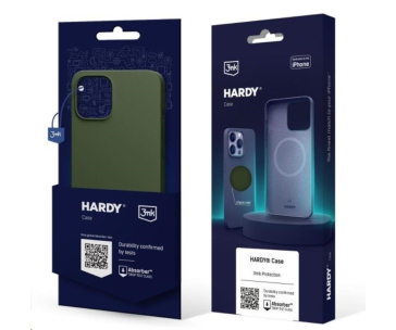 3mk Hardy Silicone MagCase pro Apple iPhone 15 Plus, Alphine Green