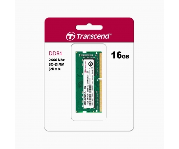 TRANSCEND SODIMM DDR4 16GB 2666MHz 2Rx8 1Gx8 CL19 1.2V