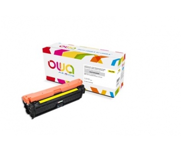 OWA Armor toner pro HP Color Laserjet Ese CP5520, 5525, 15000 Stran, CE272A, žlutá/yellow