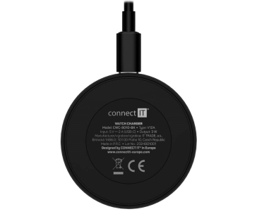 CONNECT IT Bezdrátová nabíječka WatchCharger pro Apple Watch, Černá