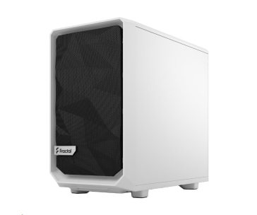 FRACTAL DESIGN skříň Meshify 2 Nano White TG Clear Tint, USB 3.1 Type-C, 2x USB 3.0, bez zdroje, miniITX