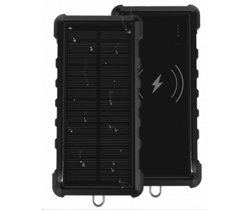 Viking solární outdoorová powerbanka W24W 24000 mAh, bezdrátové nabíjení