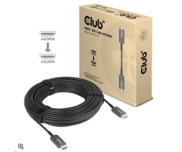 Club3D Kabel prodlužovací Ultra Rychlý HDMI™ Certifikovaný AOC kabel 8K60Hz (M/M), 4K120Hz, 20m, černá