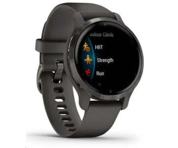 Garmin GPS sportovní hodinky Venu2S Slate/Black Band, EU