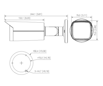 Dahua IPC-HFW2541T-ZAS-27135, IP kamera, 5Mpx, 1/2.7" CMOS, objektiv 2,7-13,5 mm, IR<60, IP67